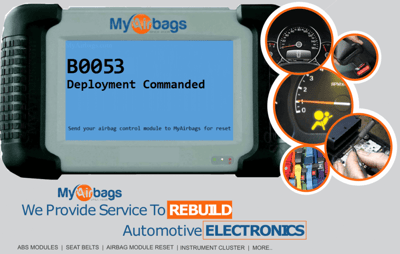 GM Chevy Buick Cadillac SRS Airbag Code B0053 Deployment Commanded
