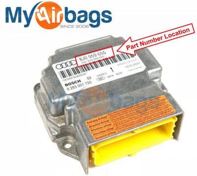 What does an airbag control module look like?