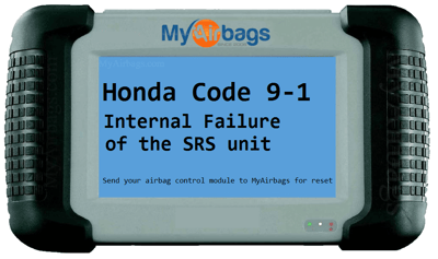 Honda SRS Airbag DTC Codes