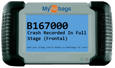 SRS Airbag DTC Code: B167000