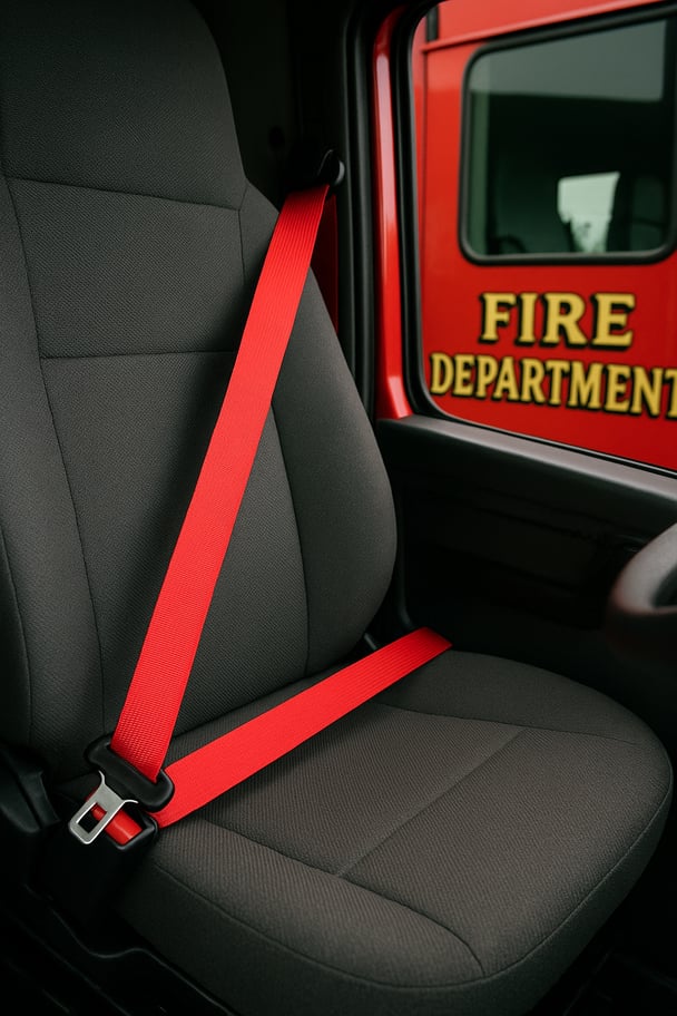 Red_Seat_Belt_On_A_Fire_Truck_Fire_Department
